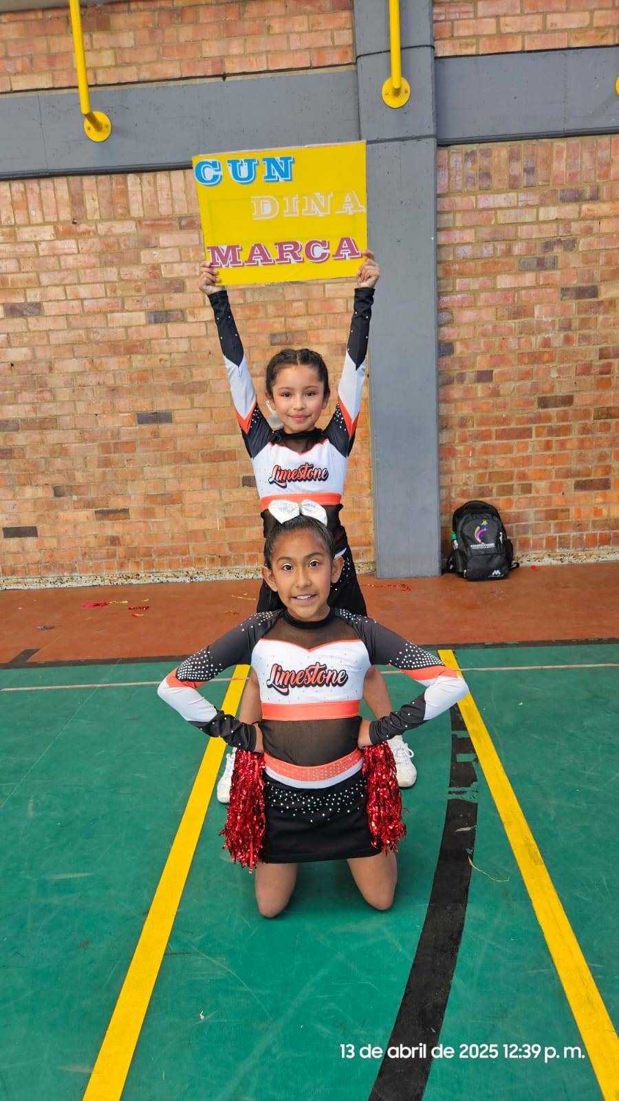 Escuela de porrismo presente en Try Out Selección Cundinamarca